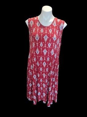 Style & Co Red Flip Flop Dress